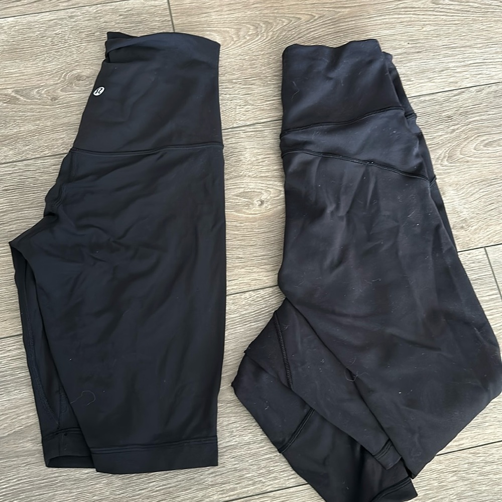 Lululemon long biker shorts & pants